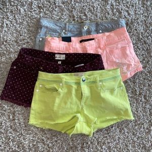 Roxy and volcom shorts